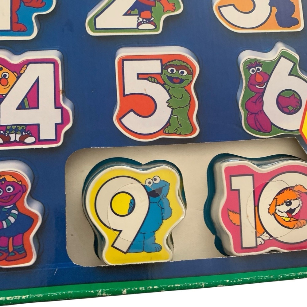 Sesame Street Talking Numbers Count To 10 Tyco Toddler - Picture 2 of 3